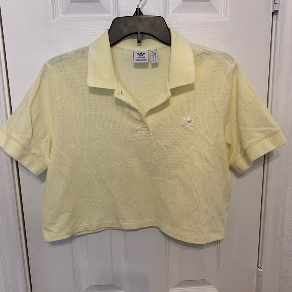 Women’s Adidas Polo cropped top